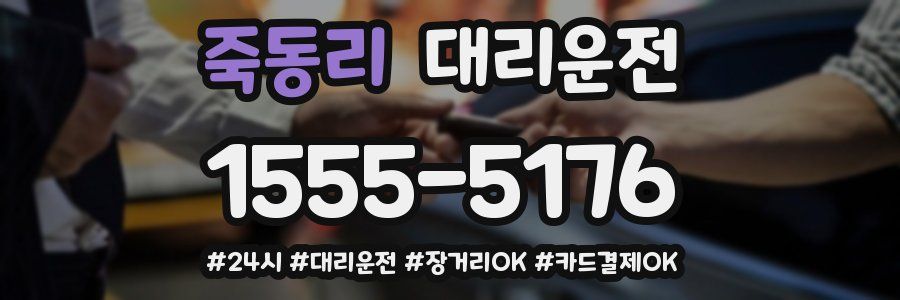 죽동리 대리운전