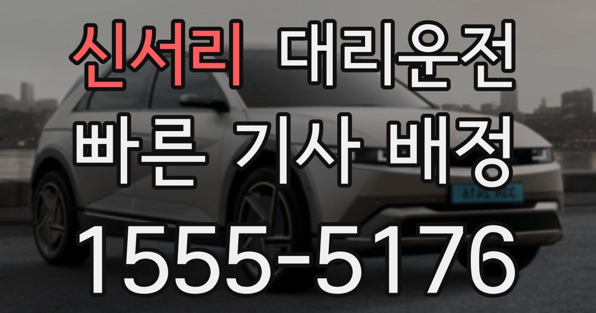 일일대리기사