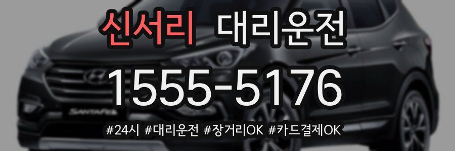 신서리 대리운전