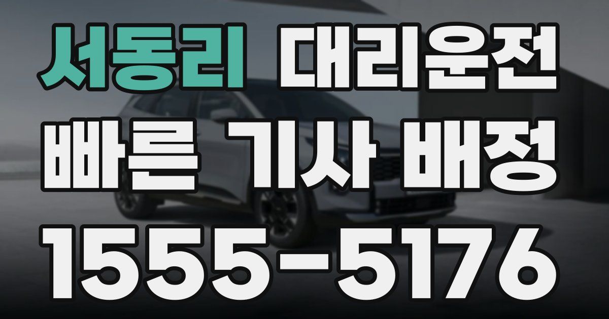 일일대리기사