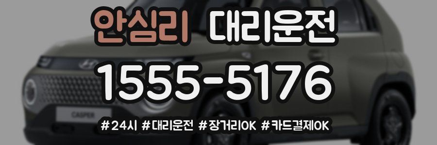 안심리 대리운전