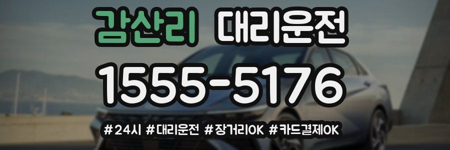 감산리 대리운전