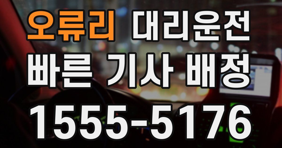 일일대리기사