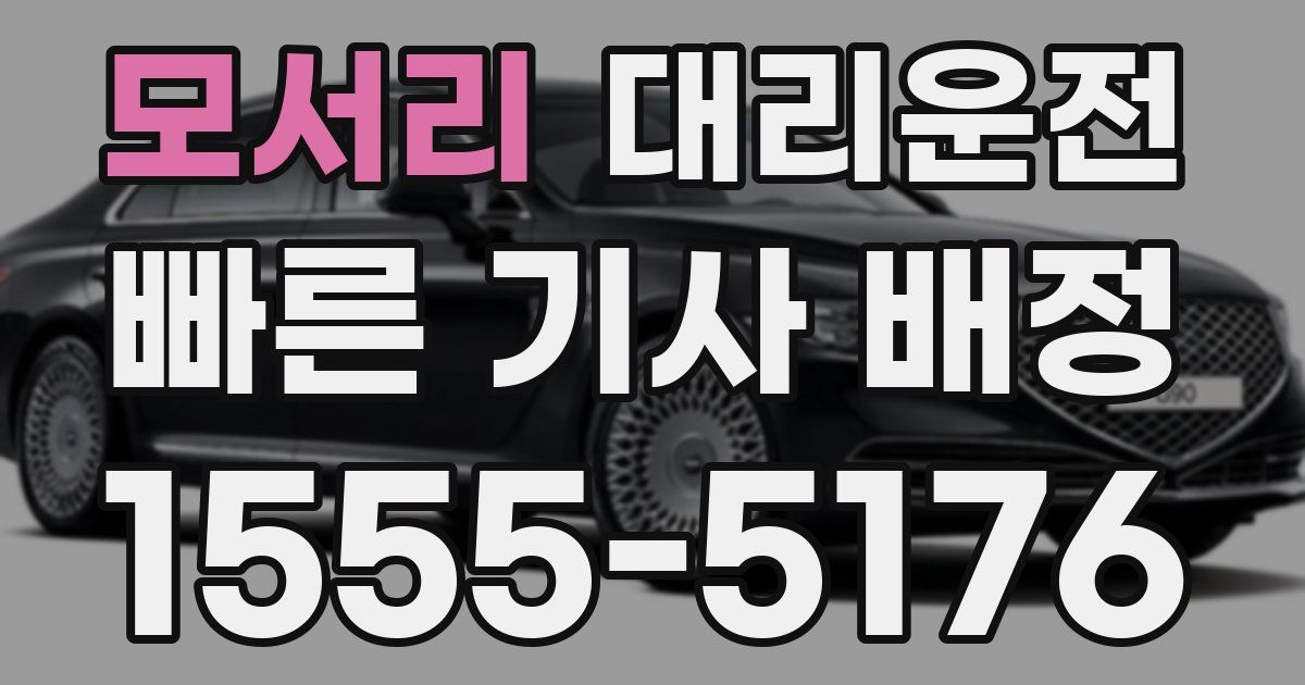 일일대리기사
