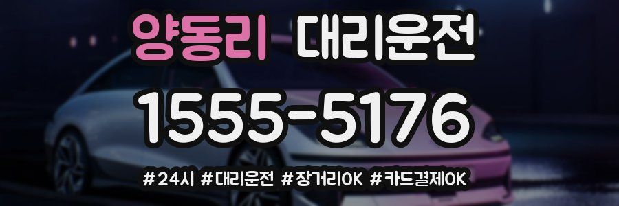 양동리 대리운전