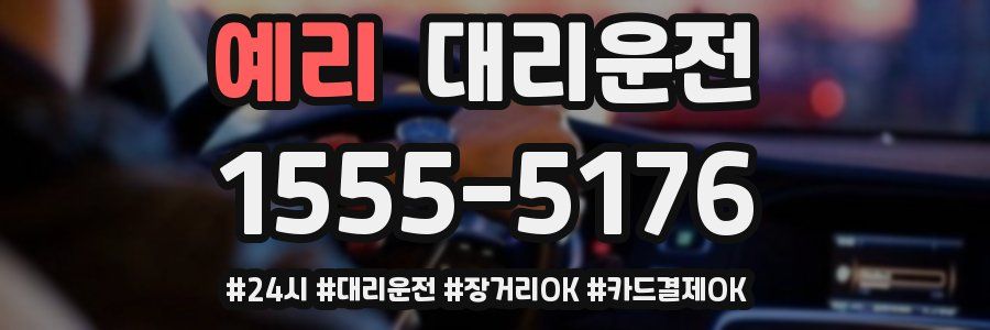 예리 대리운전