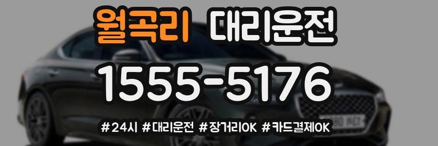 월곡리 대리운전