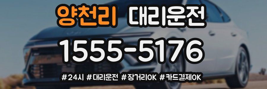 양천리 대리운전