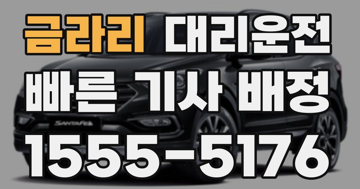일일대리기사