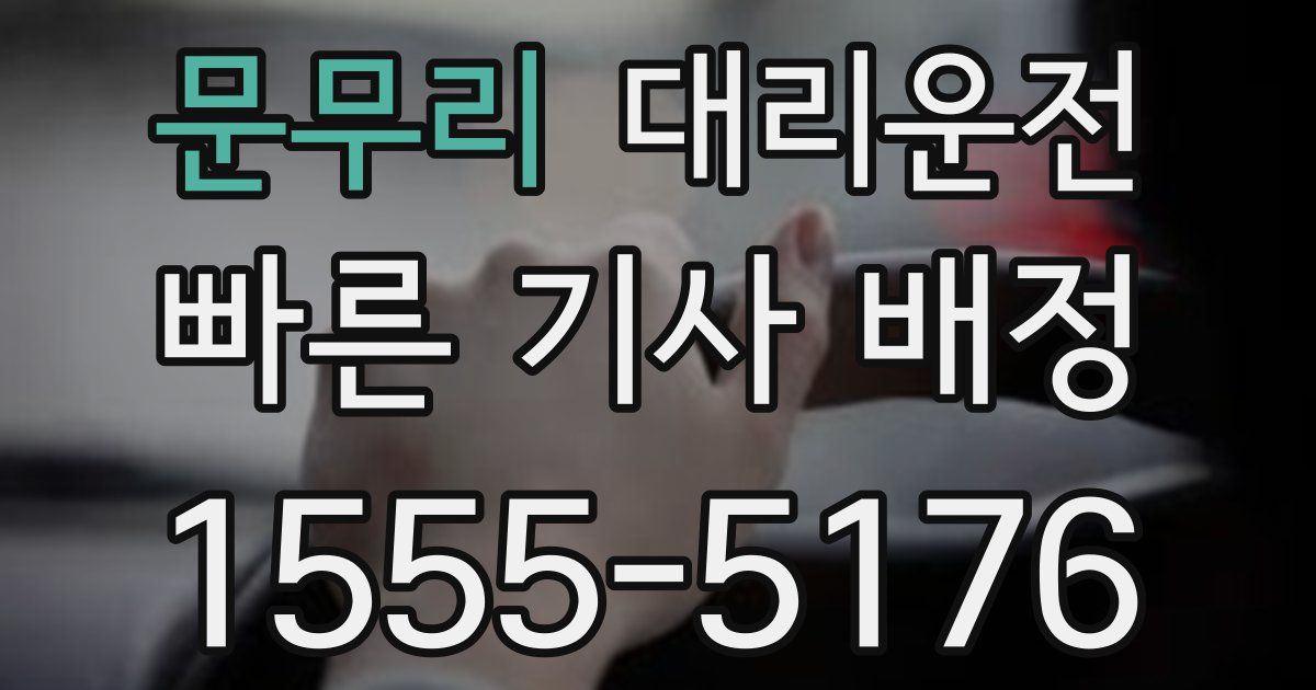 일일대리기사