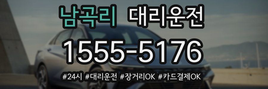 남곡리 대리운전