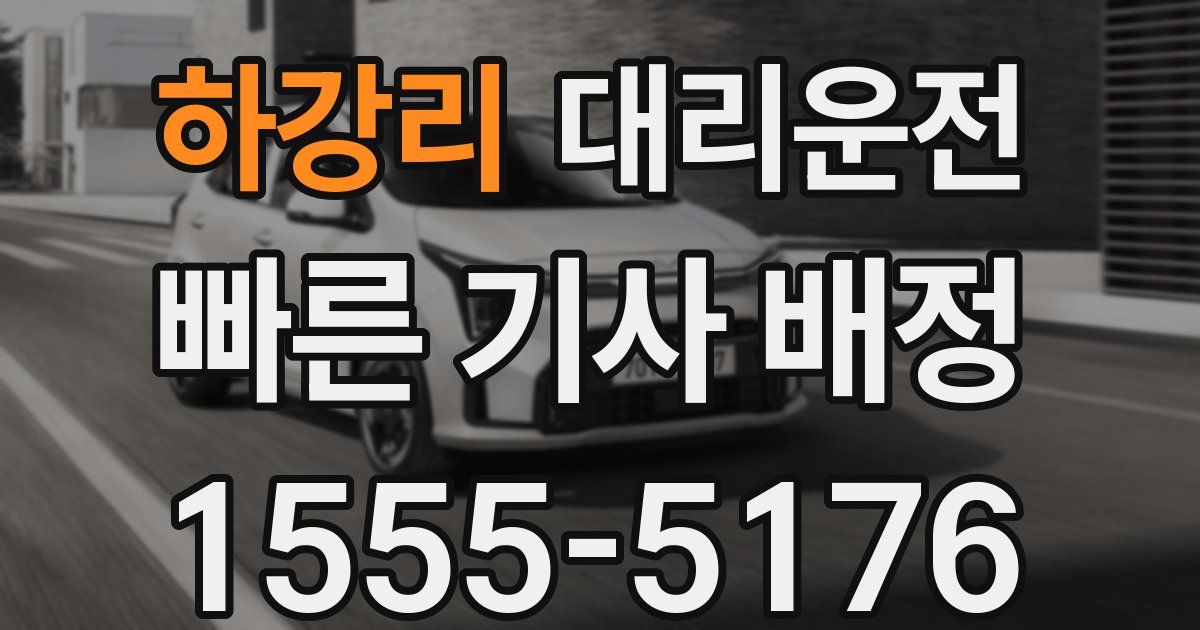 일일대리기사