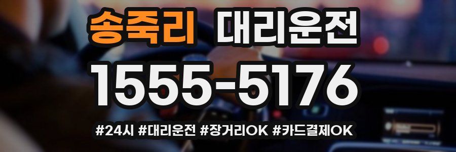 송죽리 대리운전