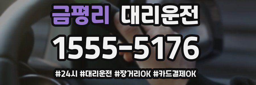 금평리 대리운전