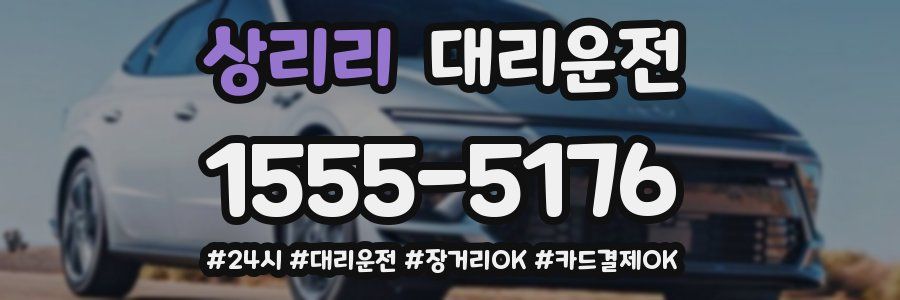상리리 대리운전