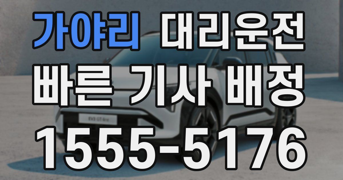 일일대리기사