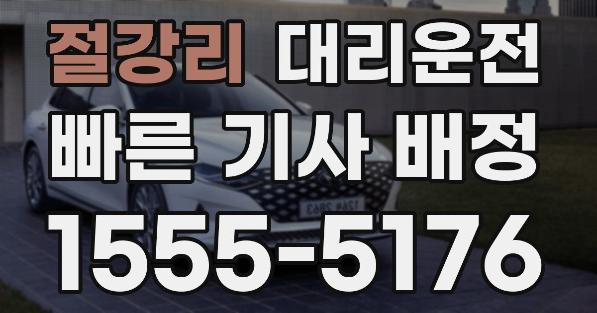 일일대리기사