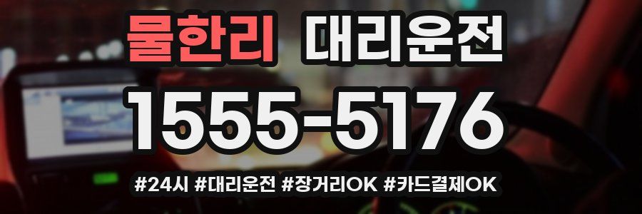 물한리 대리운전
