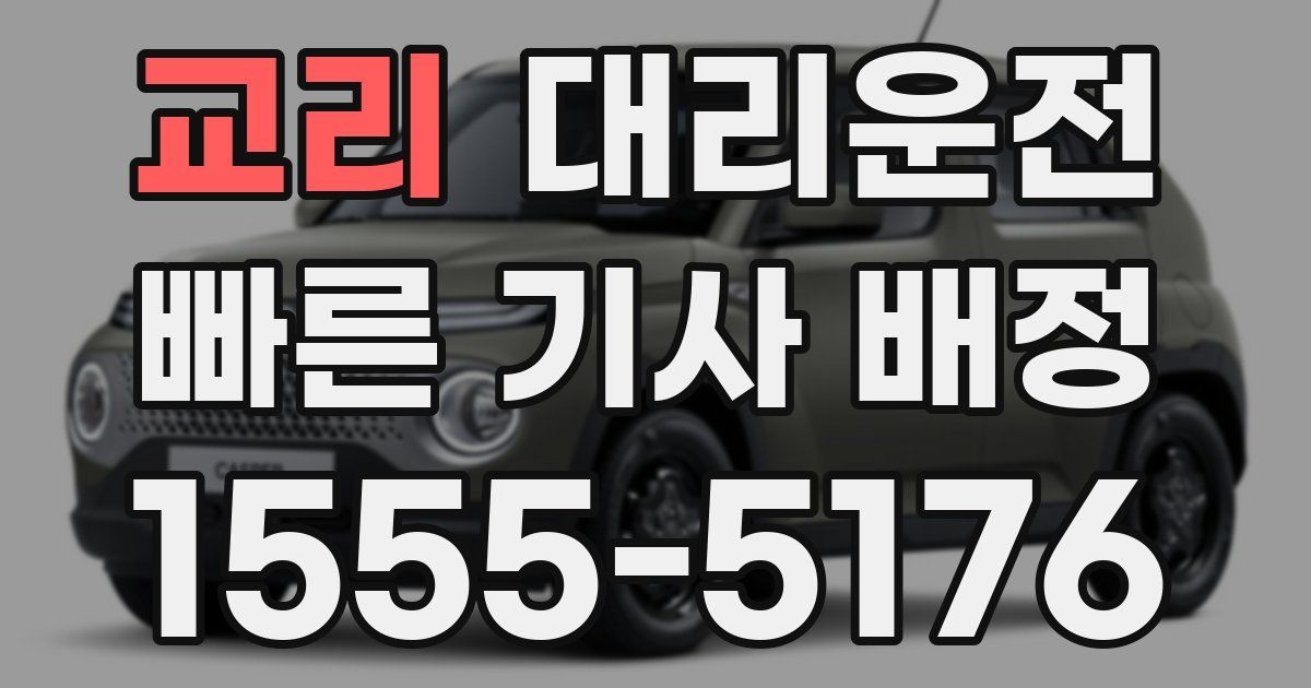 일일대리기사