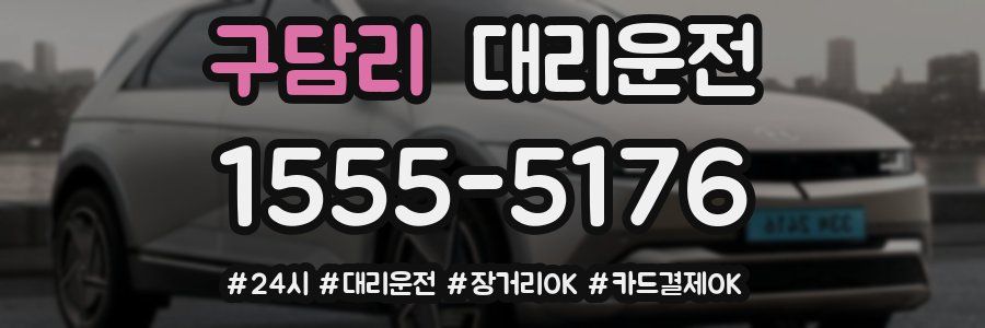 구담리 대리운전