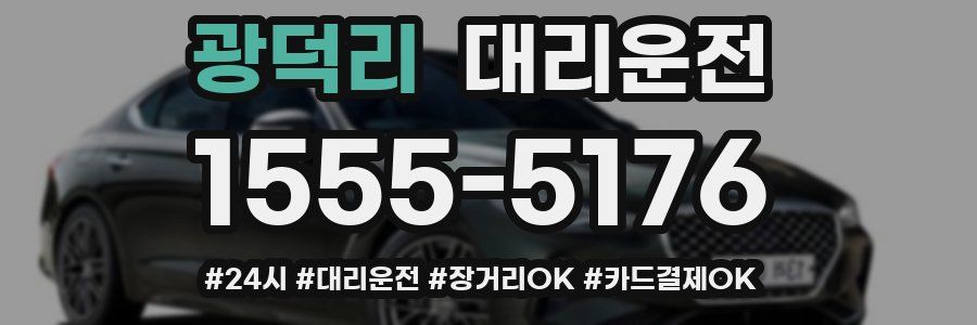 광덕리 대리운전