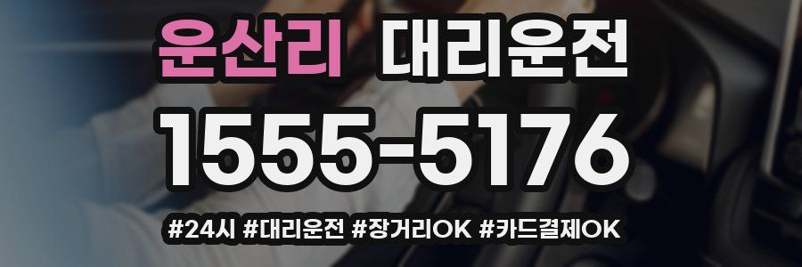 운산리 대리운전