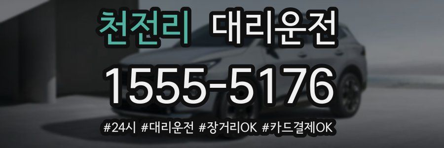 천전리 대리운전