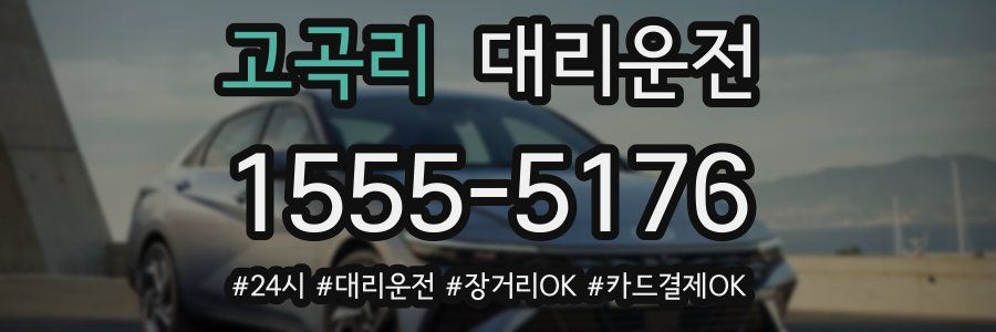 고곡리 대리운전