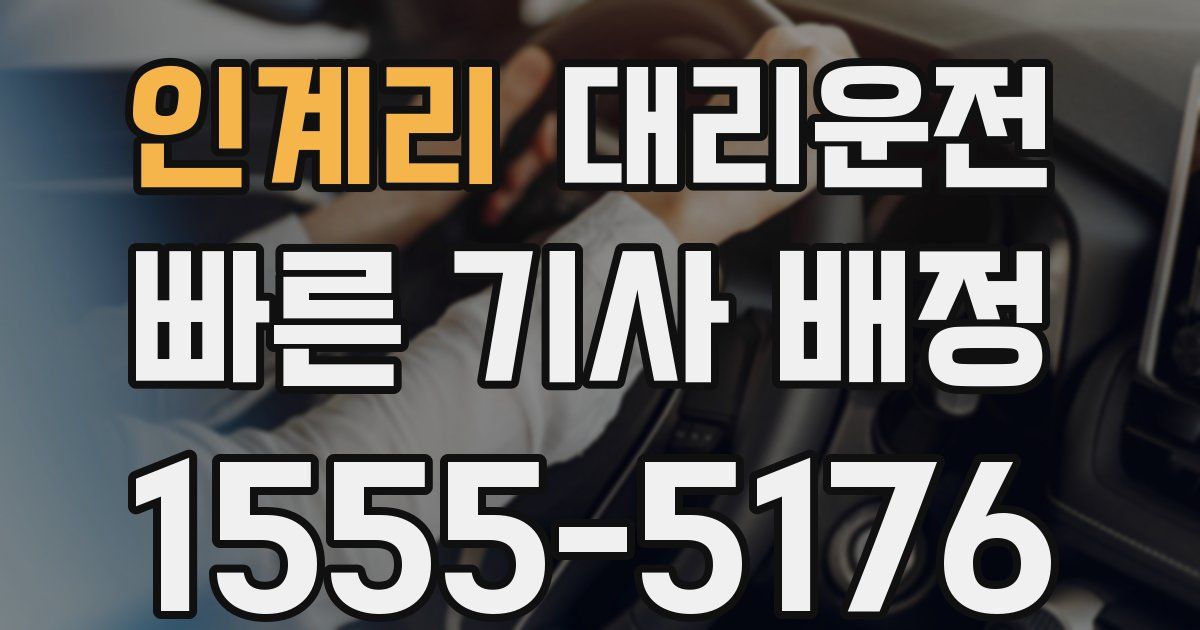 일일대리기사