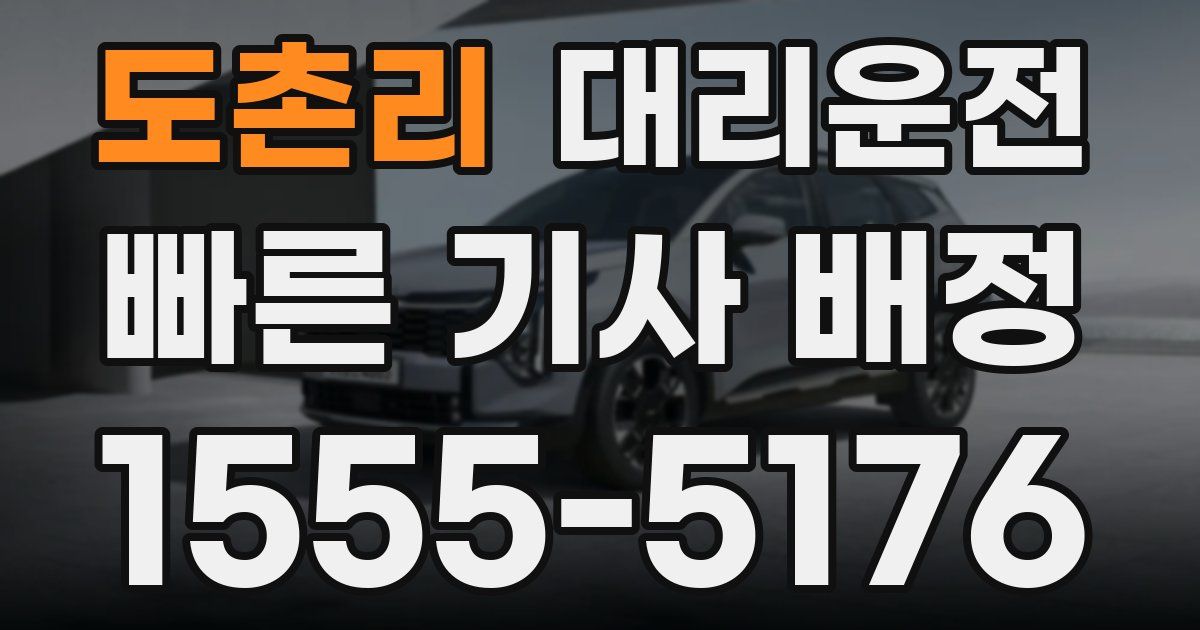 일일대리기사