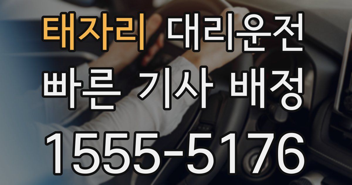 일일대리기사