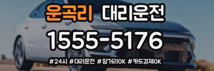 운곡리 대리운전