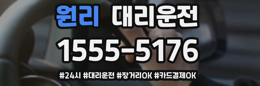 원리 대리운전