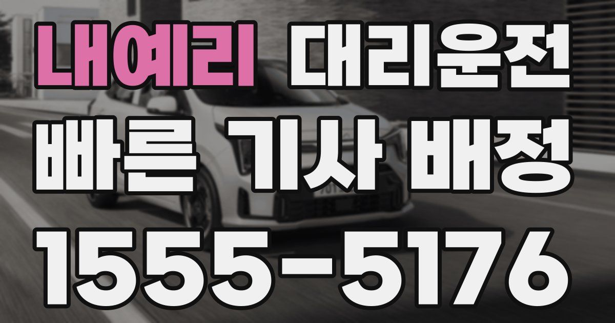 일일대리기사