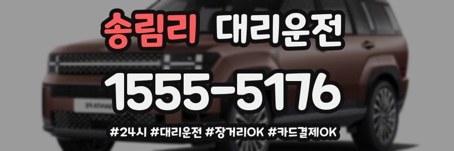 송림리 대리운전