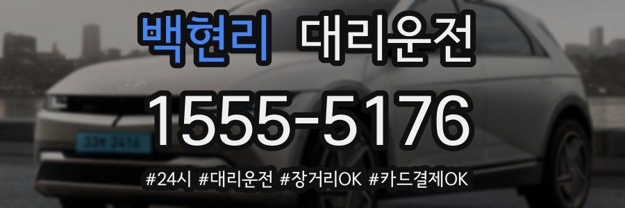백현리 대리운전
