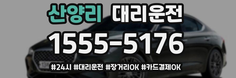 산양리 대리운전