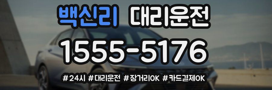 백신리 대리운전