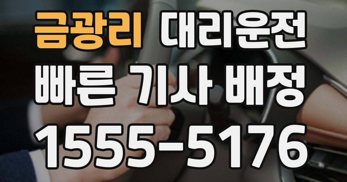 일일대리기사