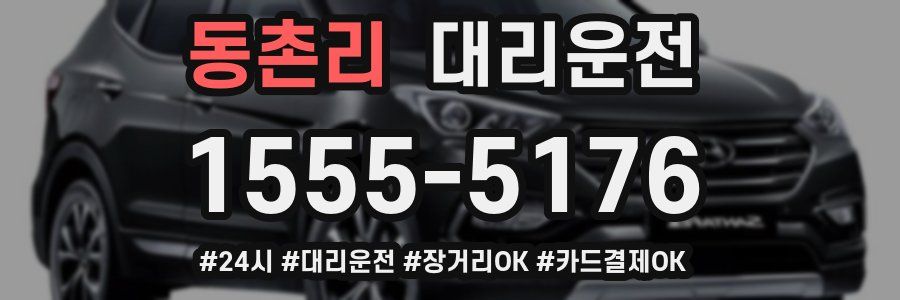 동촌리 대리운전