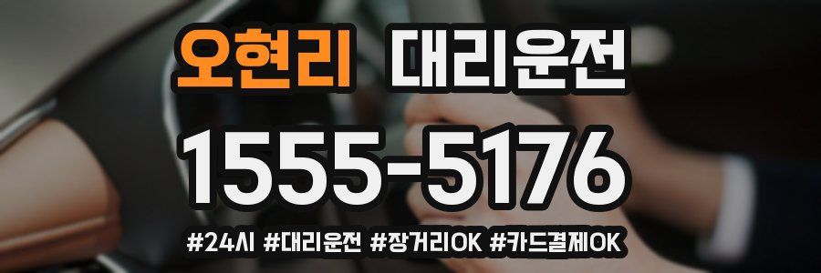 오현리 대리운전