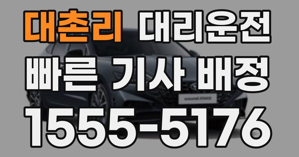 일일대리기사