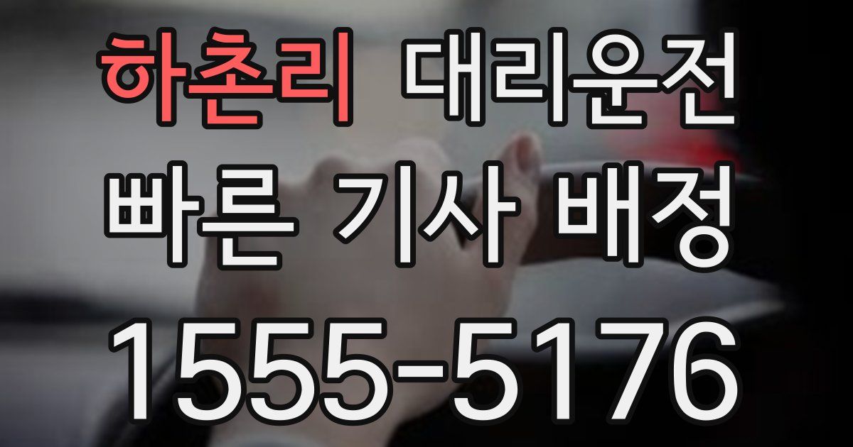 일일대리기사