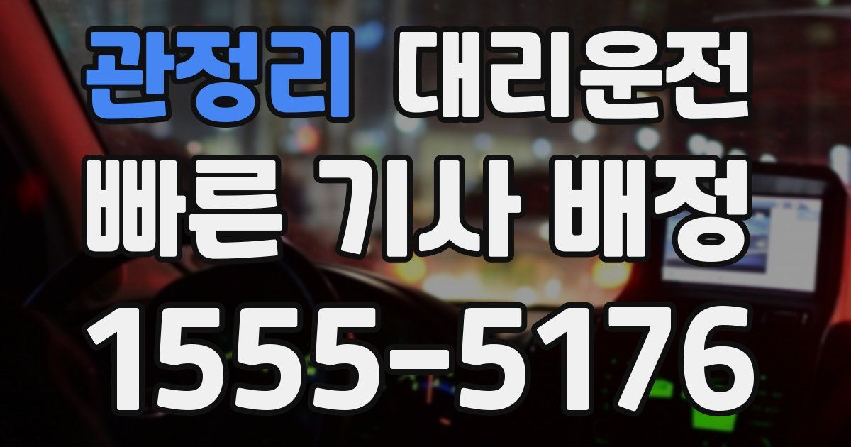일일대리기사