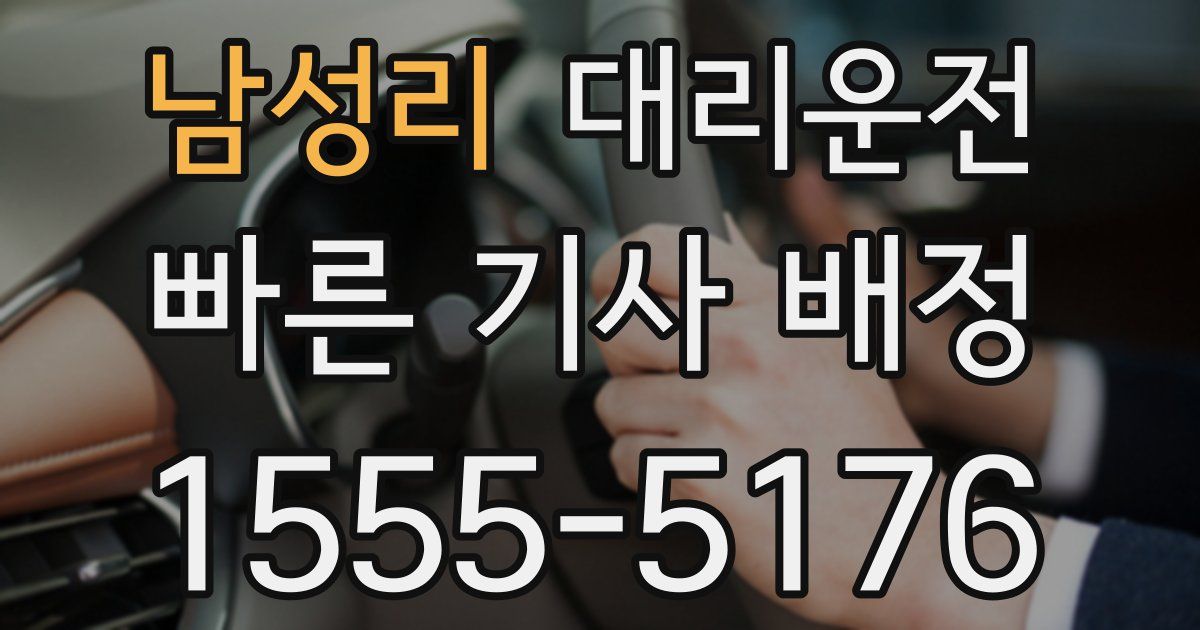 일일대리기사