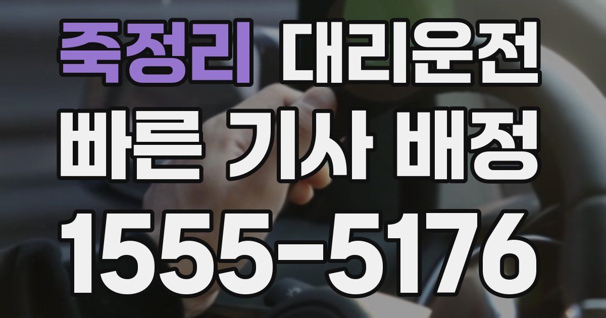 일일대리기사