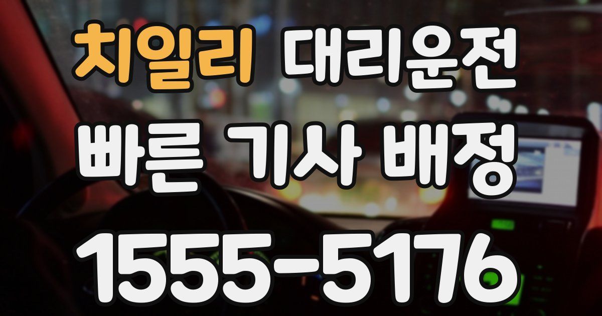 일일대리기사