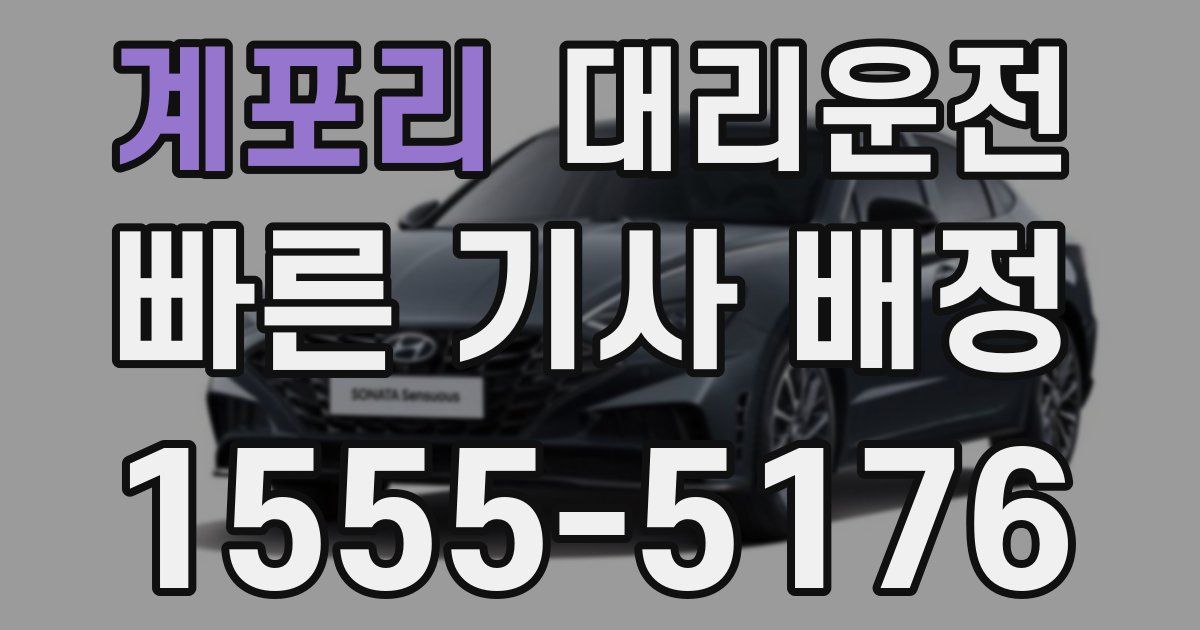 일일대리기사