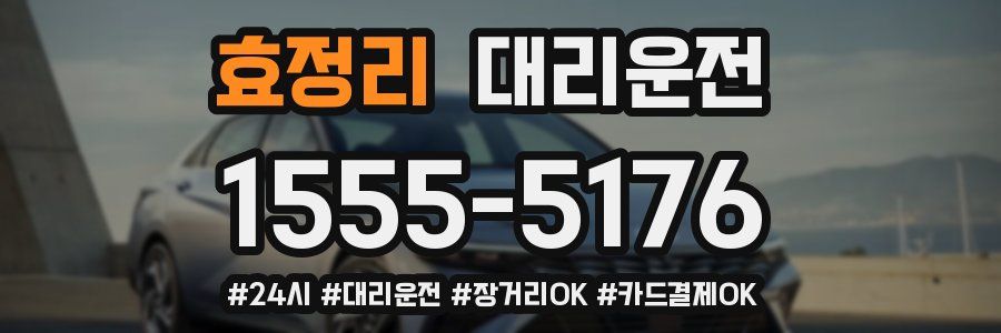 효정리 대리운전