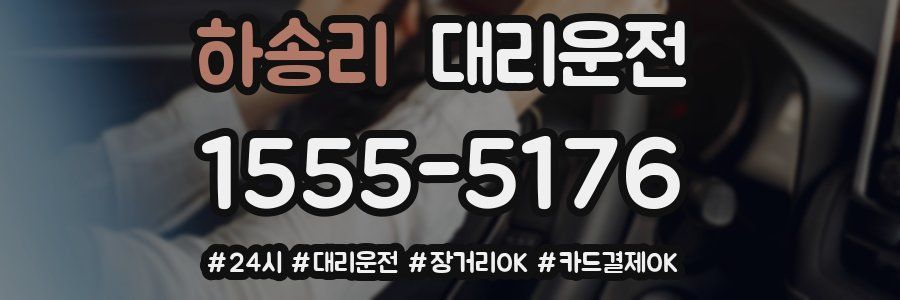 하송리 대리운전